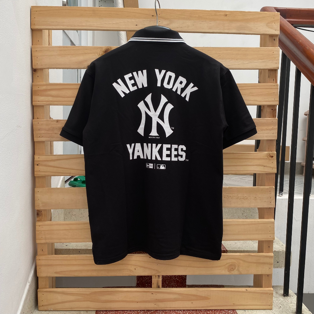 No.13 Áo Newera x Mlb big logo basic đen