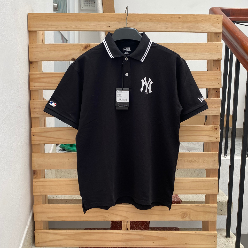 No.13 Áo Newera x Mlb big logo basic đen