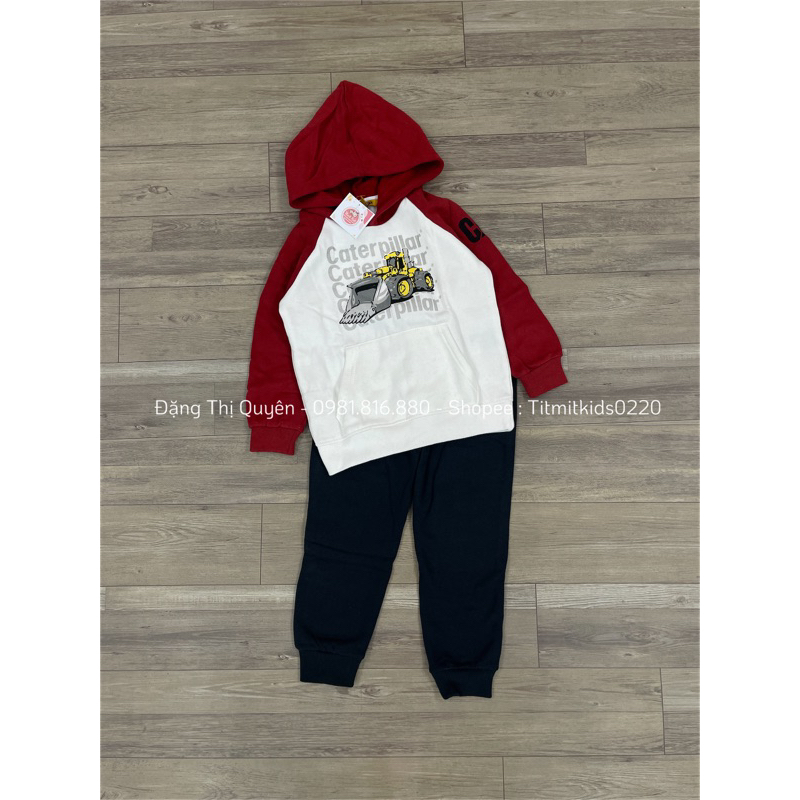 Bộ hoodie bé trai 4-12y