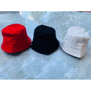 Mũ vải Bucket Kaki mẫu trơn