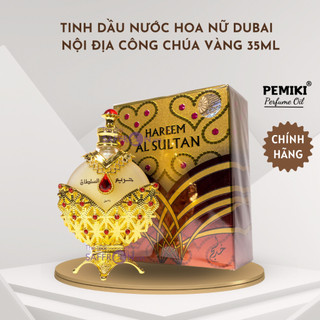 Tinh Dầu Nước Hoa Dubai Công Chúa Vàng Nữ Hoàng Đỏ Hareem Al Sultan Nữ Nội Địa 35ml - PeMiKiStore
