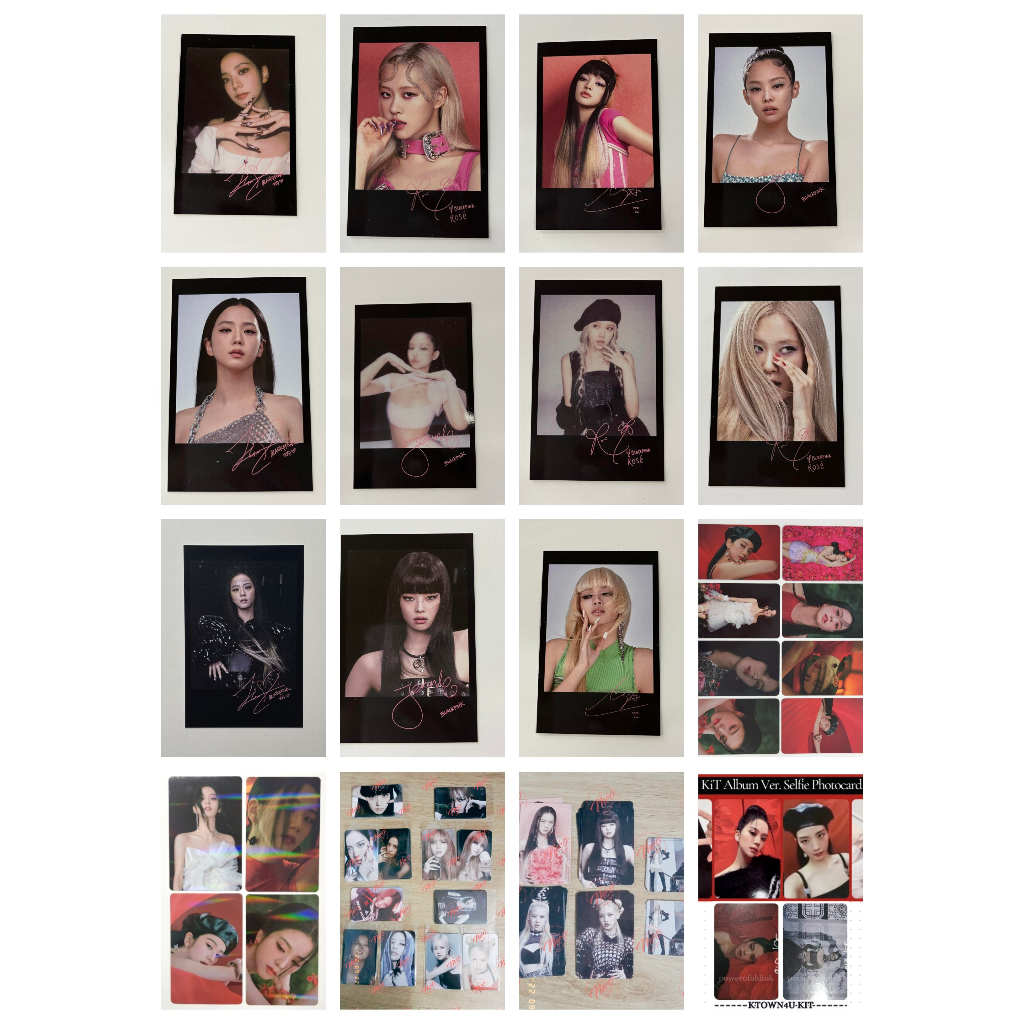 BLACKPINK Lucky Card bo góc off ngẫu nhiên test nhân phẩm