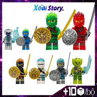 Đồ chơi lắp ráp nhân vật ninja và rắn 8 phân loại nhân vật
