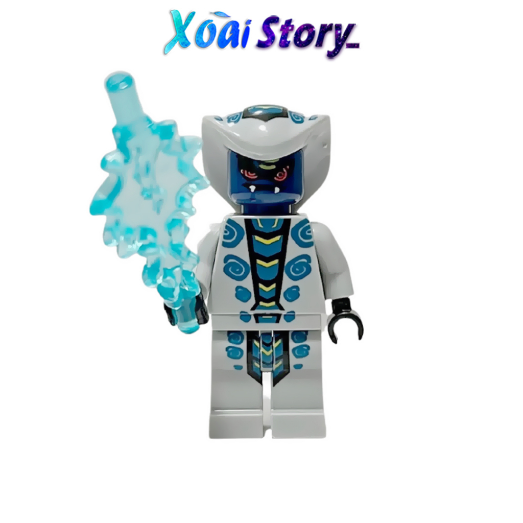 Đồ chơi lắp ráp nhân vật ninja và rắn 8 phân loại nhân vật