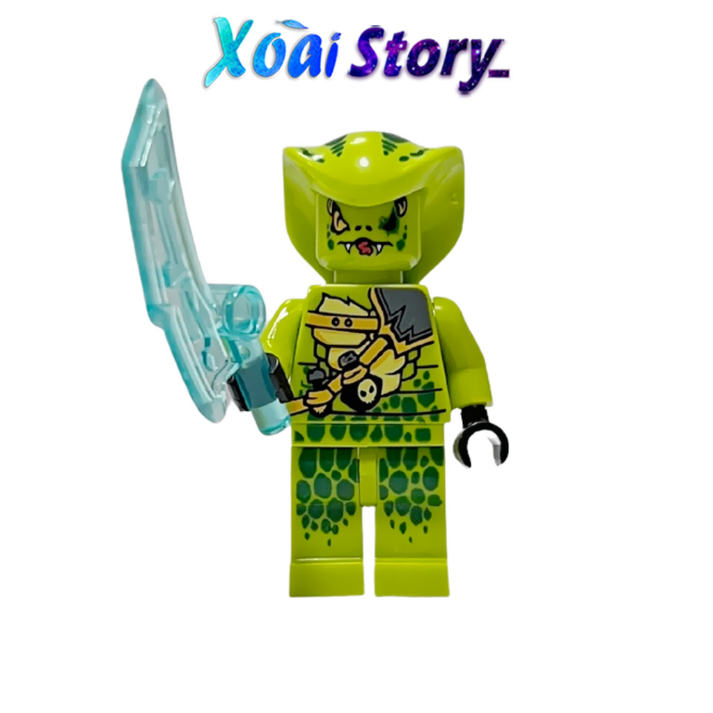 Đồ chơi lắp ráp nhân vật ninja và rắn 8 phân loại nhân vật