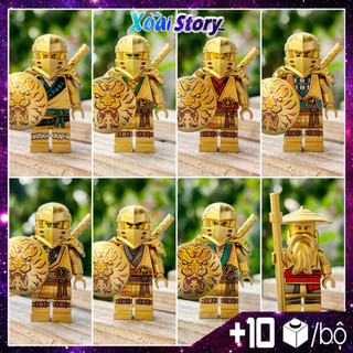 Đồ chơi lắp ráp nhân vật ninja golden 8 phân loại nhân vật