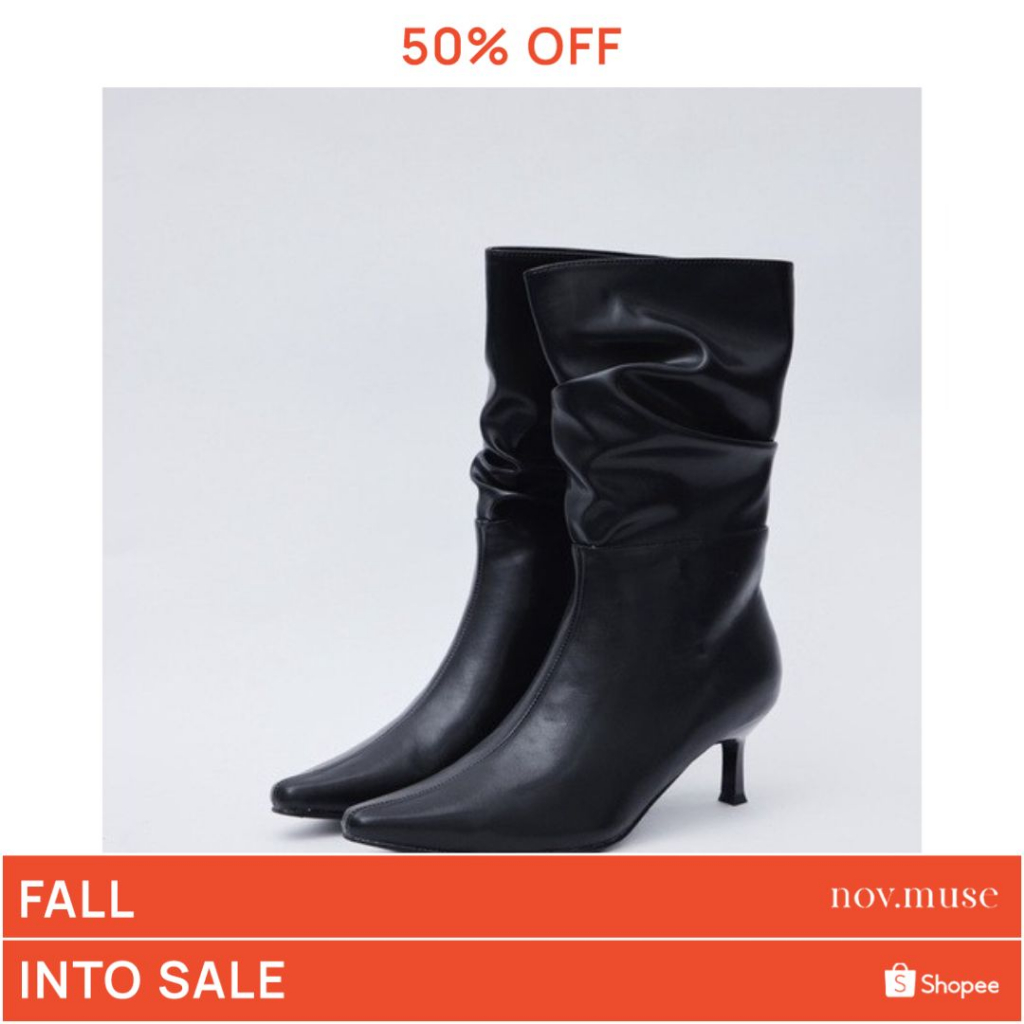 21669 - GIÀY MADISON HALF CALF BOOTS