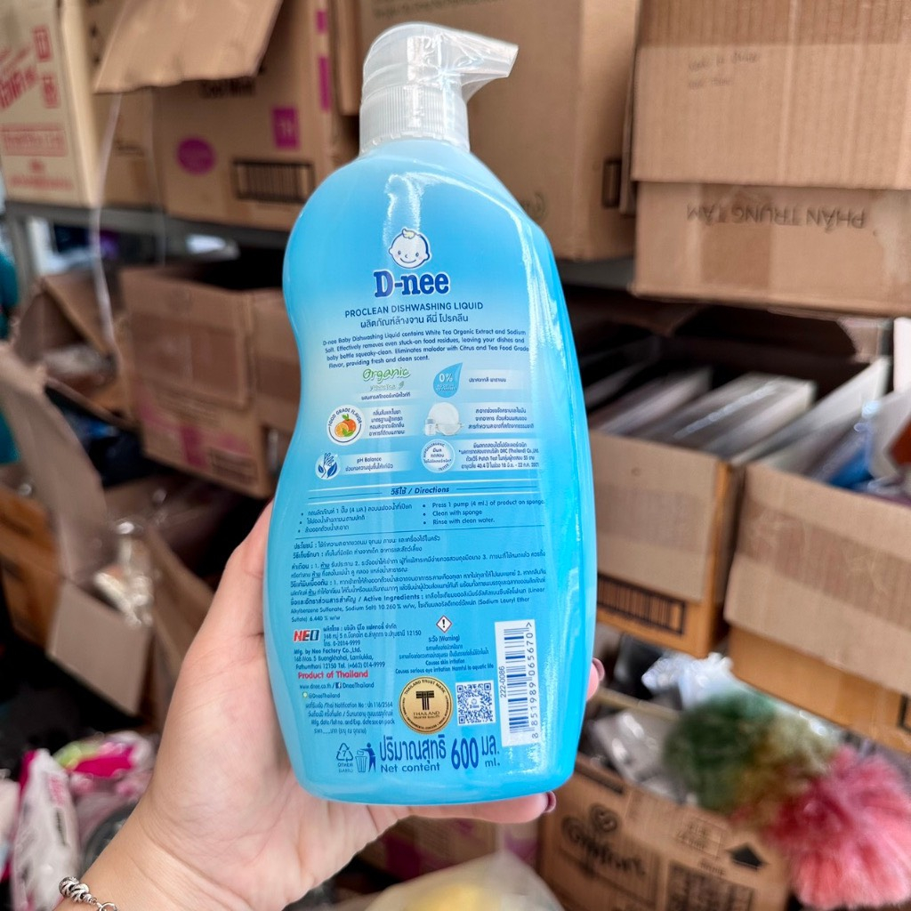 - Nước Rửa Bình Sữa Dnee Organic Thái, Rửa Bình Sữa Cho Bé Tiện Lợi Và An Toàn