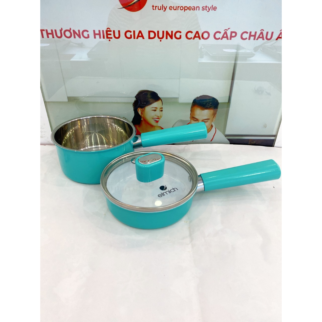 Bộ nồi chảo Inox nguyên khối an toàn Baby EL 1168OLMax Size 14cm