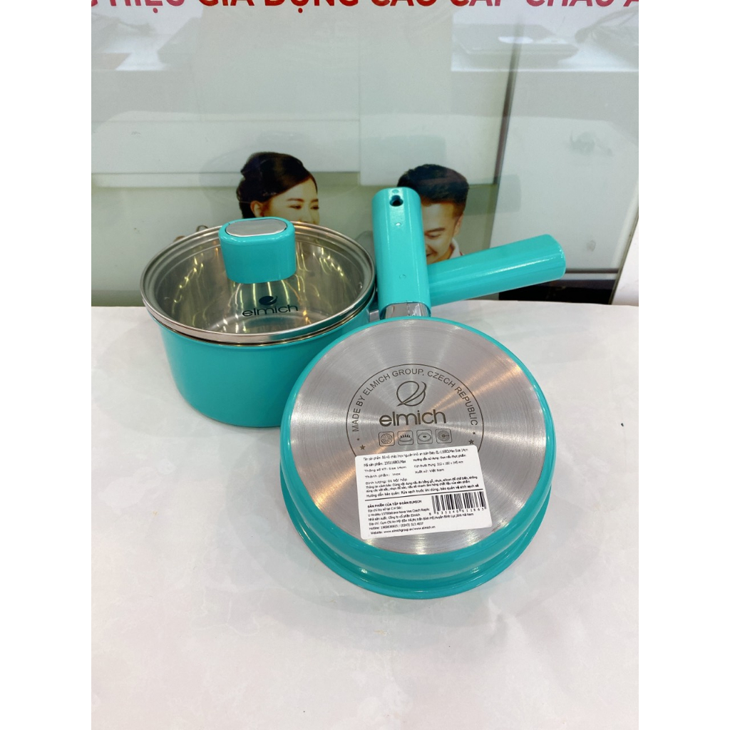 Bộ nồi chảo Inox nguyên khối an toàn Baby EL 1168OLMax Size 14cm