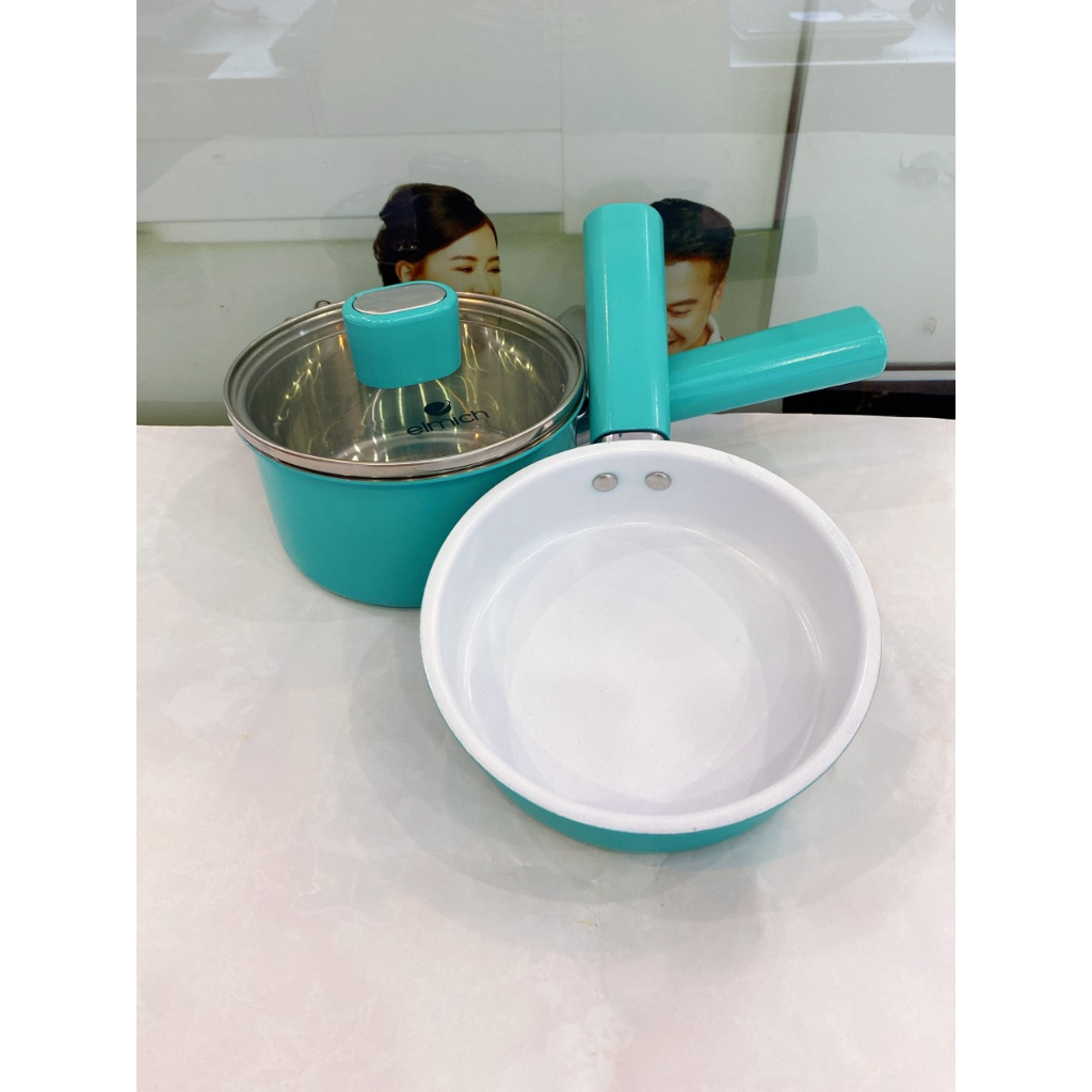 Bộ nồi chảo Inox nguyên khối an toàn Baby EL 1168OLMax Size 14cm