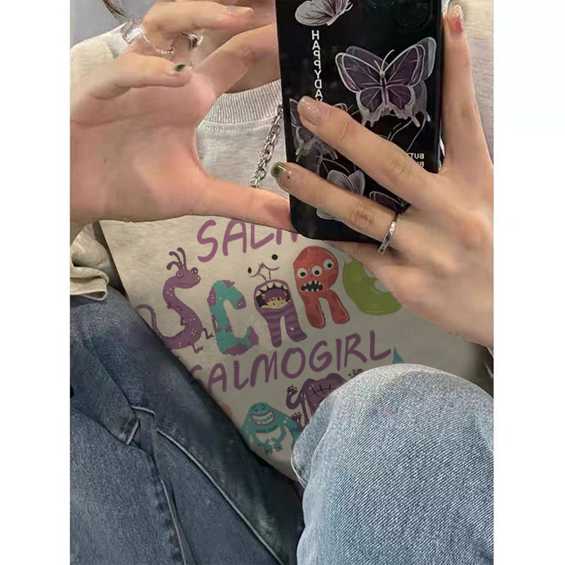 FOCUS local brand fashion Xám áo thun nữ kiểu shirt bigsize unisex áo phông ulzzang 100%cotton