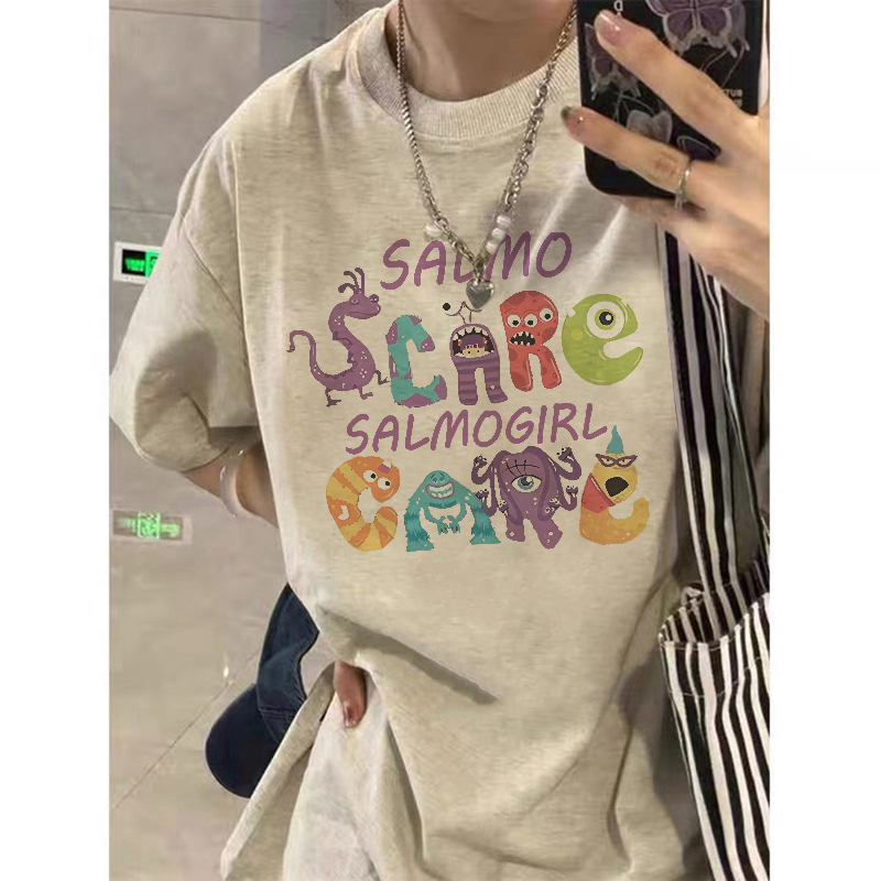 FOCUS local brand fashion Xám áo thun nữ kiểu shirt bigsize unisex áo phông ulzzang 100%cotton