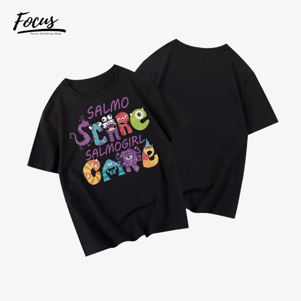 FOCUS local brand fashion Xám áo thun nữ kiểu shirt bigsize unisex áo phông ulzzang 100%cotton