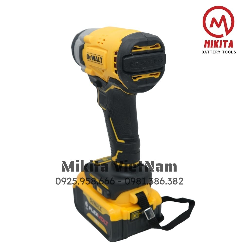 Máy siết bulong Dewalt DCF880 lực siết 450NM không chổi than, đầu 2 trong 1