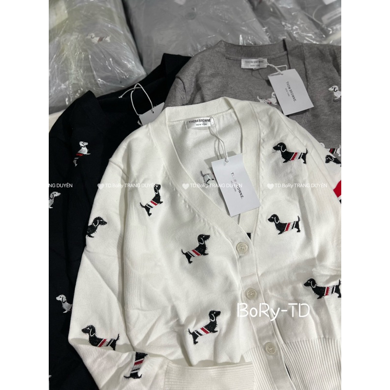 ÁO CADIGAN THOM HOẠ TIẾT CON CHÓ