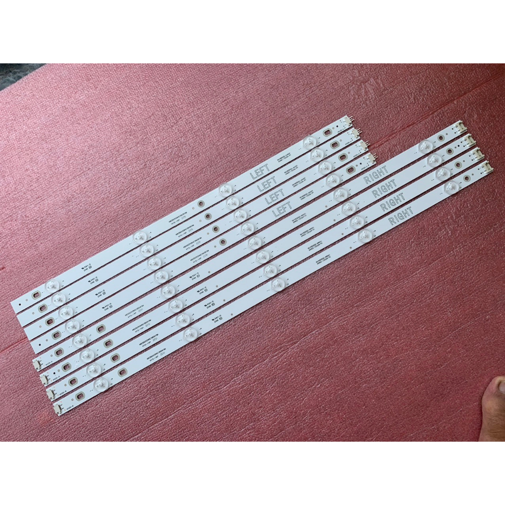 THANH LED TIVI LG 49UK6340PTF 49UK6320 49LK5700 JL.D49091330-001FS-M MỚI 100%,BỘ 4 THANH MỖI THANH 9 BÓNG 3V, DÀI 96,5cm