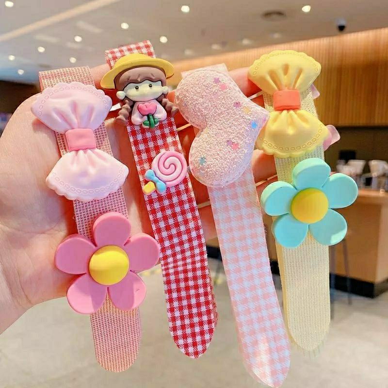 🤗 HCM 🤗 Băng Đô Dán Tóc Mái Chống Gãy Tóc Kiểu Dáng Mùa Hè Dễ Thương Cho Bé Gái