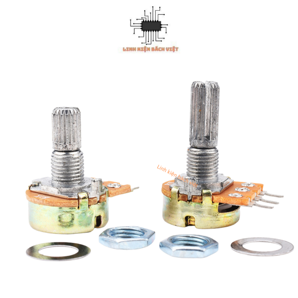 Chiết áp đơn 10K WH148-B10K 15mm chất lượng tốt