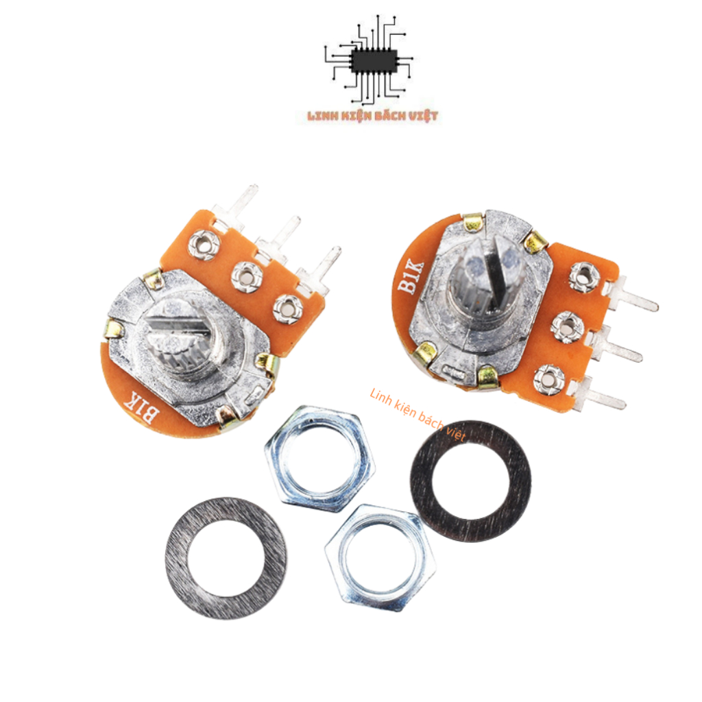 Chiết áp đơn 10K WH148-B10K 15mm chất lượng tốt