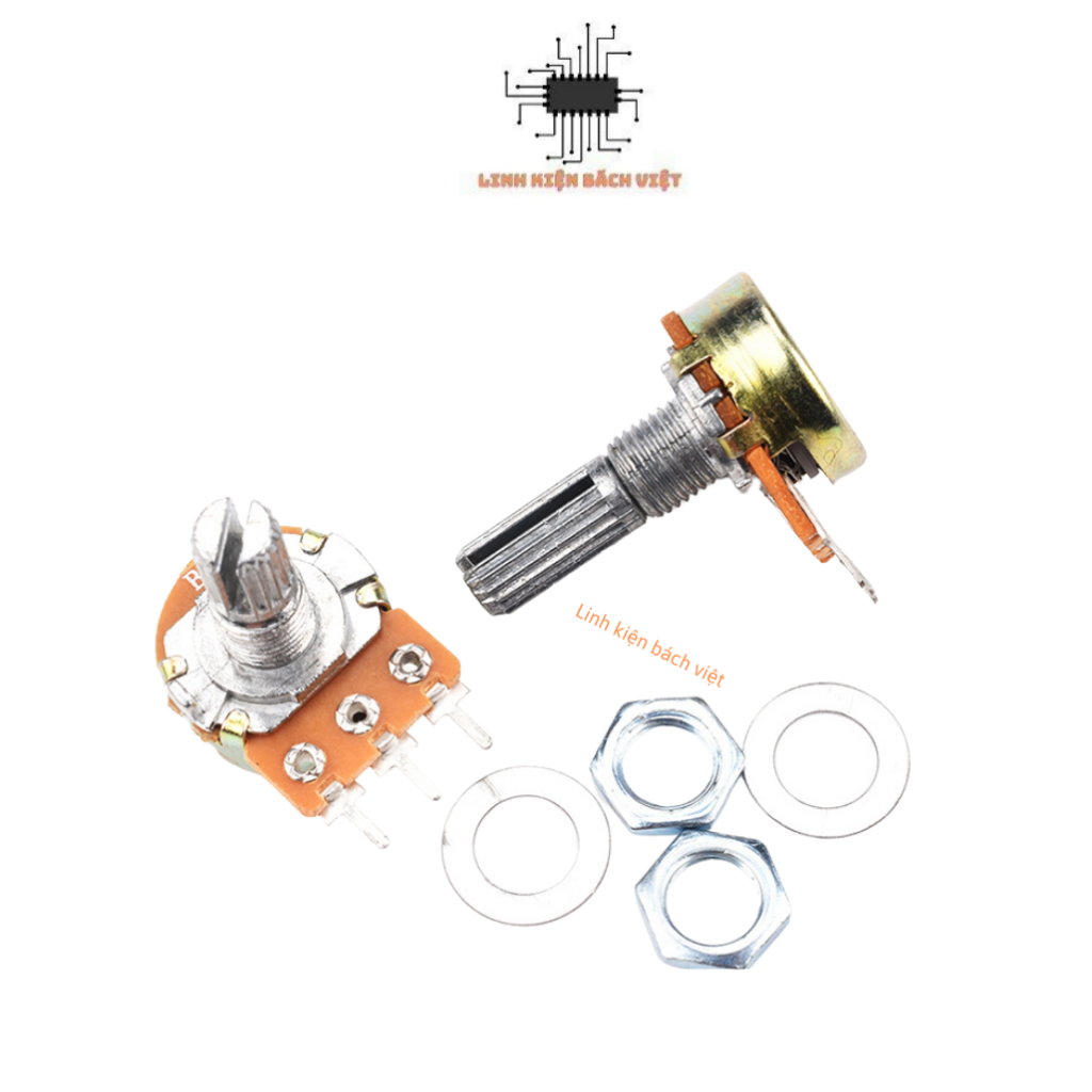 Chiết áp đơn 10K WH148-B10K 15mm chất lượng tốt