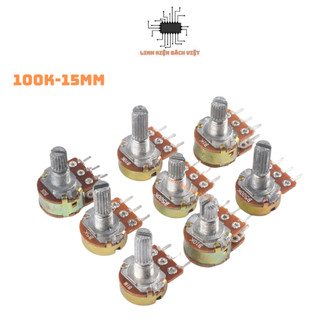Chiết áp đơn 100k wh148-b100k 15mm chất lượng tốt
