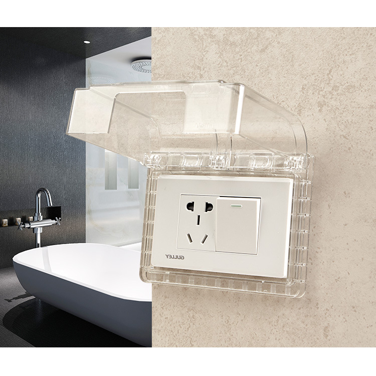 Hộp Chụp Ổ Điện S-HOME An Toàn Chống Thấm Nước - Hộp Che Mưa Cho Công Tắc Ổ Cắm Ngoài Trời