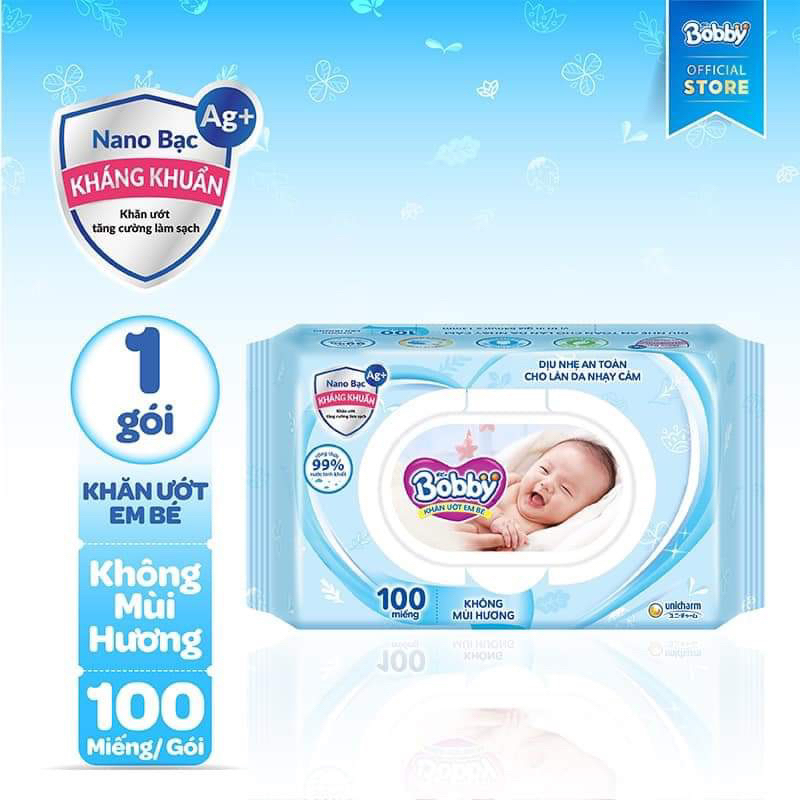 Khăn giấy ướt Bobby