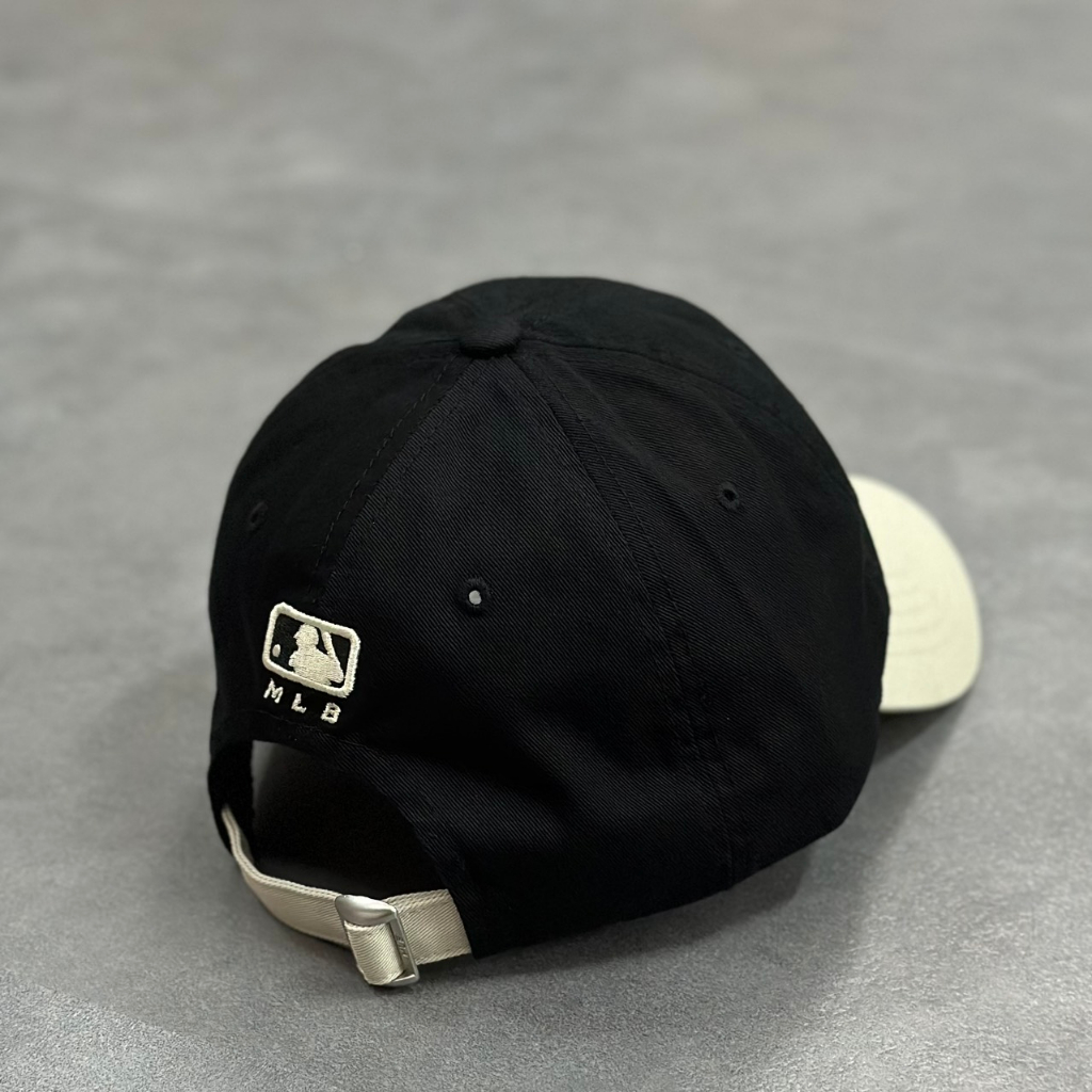 Mũ Nón MLB Ny Đen Kem Hàng Chính Hãng 3ACP3303N-50BKS | Fox Sneaker