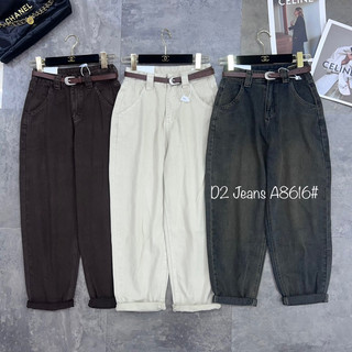 Quần jeans dáng bagys thụng màu siêu xinh ảnh thật kèm betl hàng qc loại 1 - sẵn