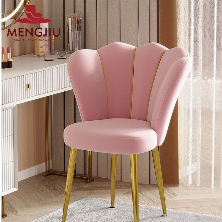 Ghế đẩu trang điểm nhà phòng ngủ phòng bé gái làm móng giá trị cao bàn trang điểm tựa lưng ghế máy tính