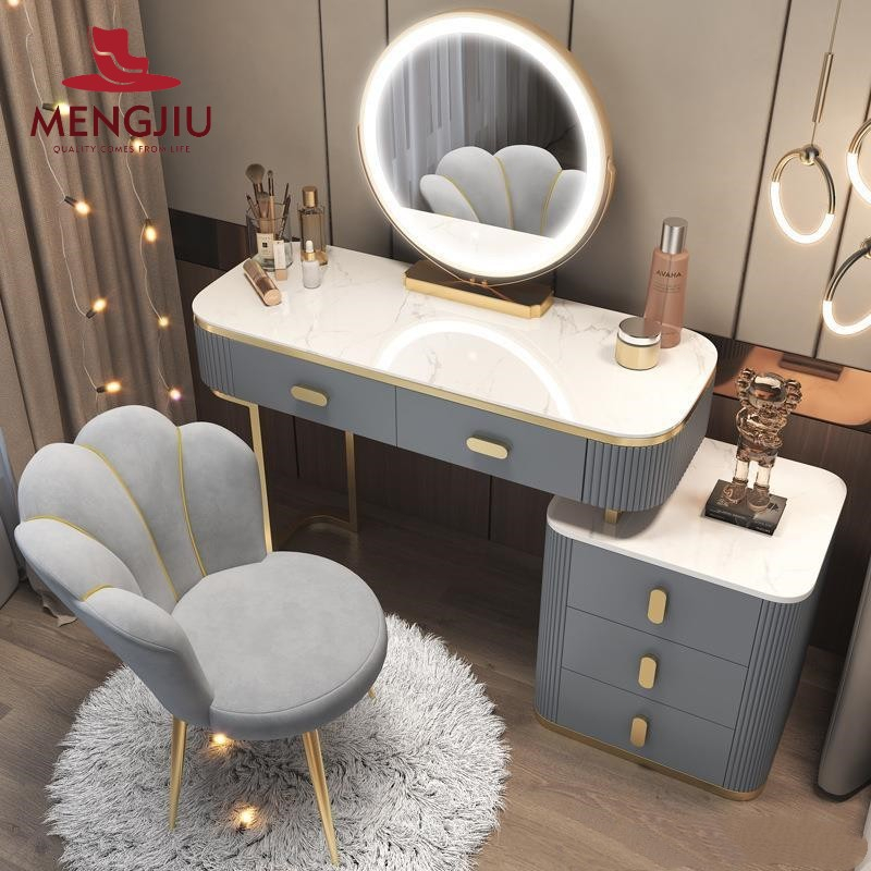 Ghế đẩu trang điểm nhà phòng ngủ phòng bé gái làm móng giá trị cao bàn trang điểm tựa lưng ghế máy tính