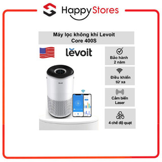 Máy Lọc Không Khí Levoit Core 400S 92m2 - Bộ Lọc HEPA 13 Lọc Bụi Mịn - Hàng Chính Hãng