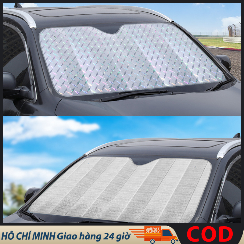 Tấm Che Nắng Bên Trong Kính Lái Xe Hơi Ô Tô Gấp Gọn Tiện Lợi,tấm che nắng phía trước ô tô，Tấm che cách nhiệt chống nắng