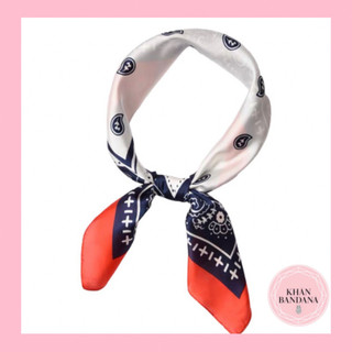 Khăn turban lụa vuông size 70*70cm choàng cổ thanh lịch Khăn bandana làm áo nhiều mẫu