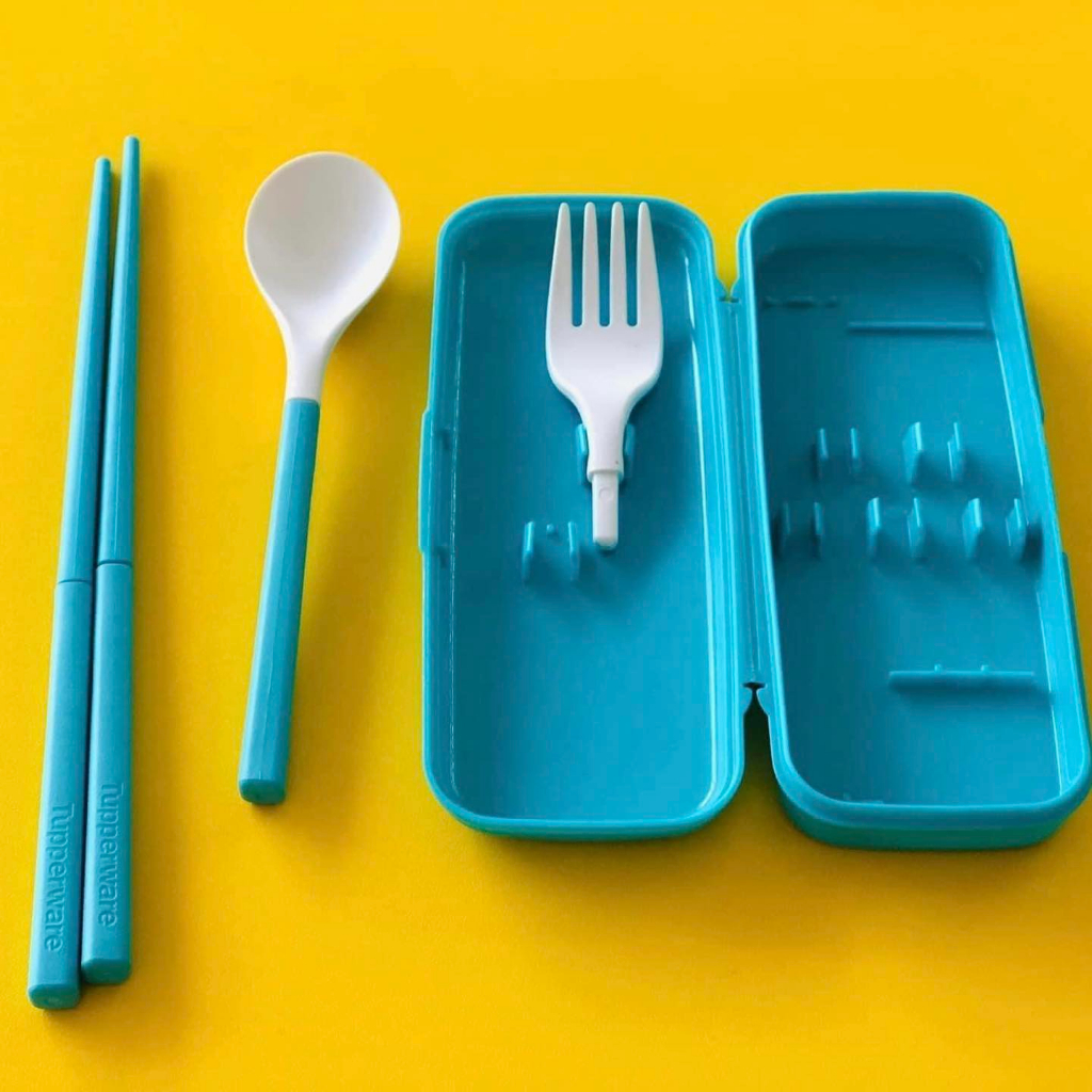 Bộ muỗng dĩa đũa Portable Chopstick Tropical -  Tupperware