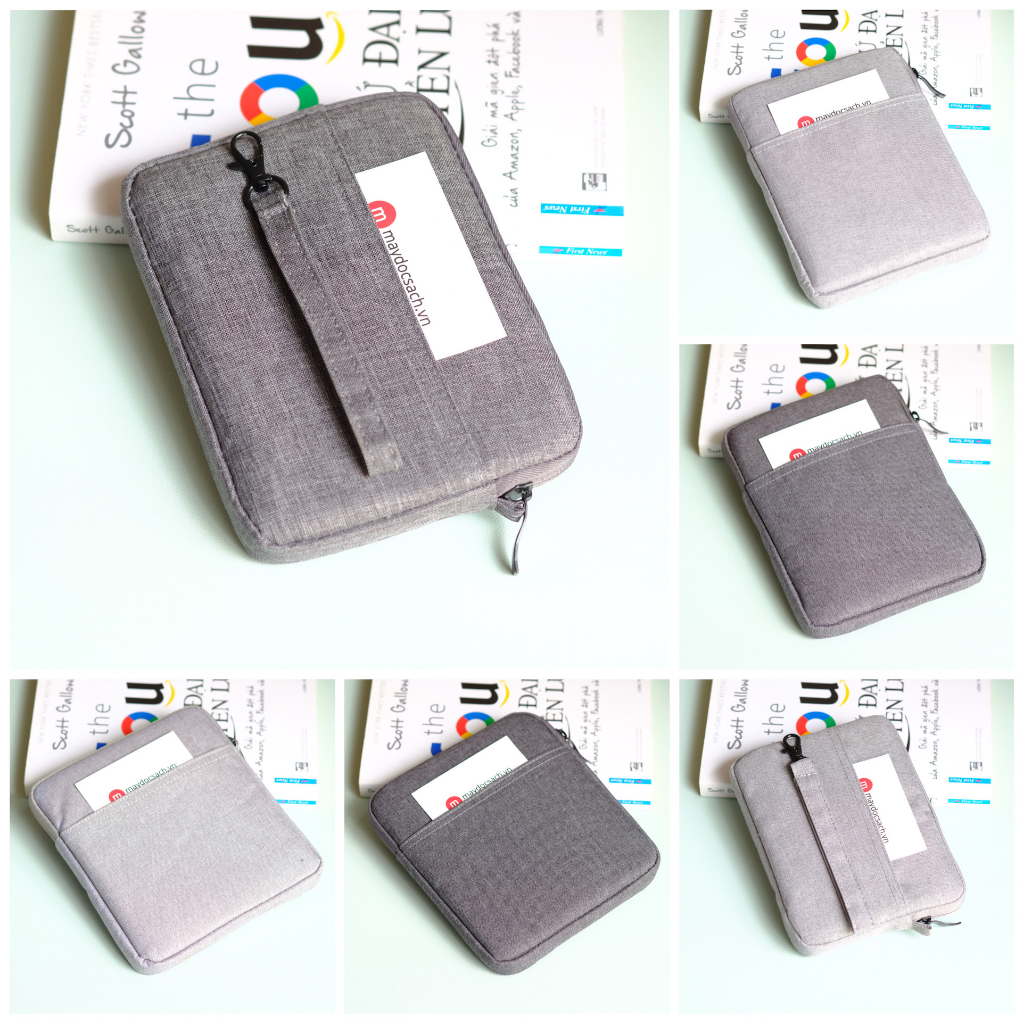 Túi chống sốc Kindle, Paperwhite, Oasis, Kobo Libra, Clara... - túi vải dày, có lót nhung bên trong