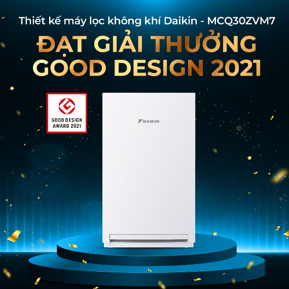 [MIỄN PHÍ SHIP] Máy lọc không khí Daikin MCQ30ZVM7 - Diện tích sử dụng 23m2