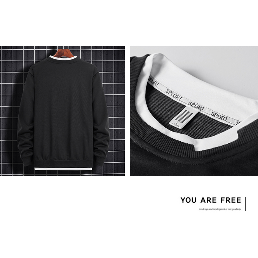 Áo thun nam dài tay FUNS mã TT22 áo nỉ phông trơn cổ tròn áo giữ nhiệt cao cấp thời trang thu đông  nhiều màu phong cách