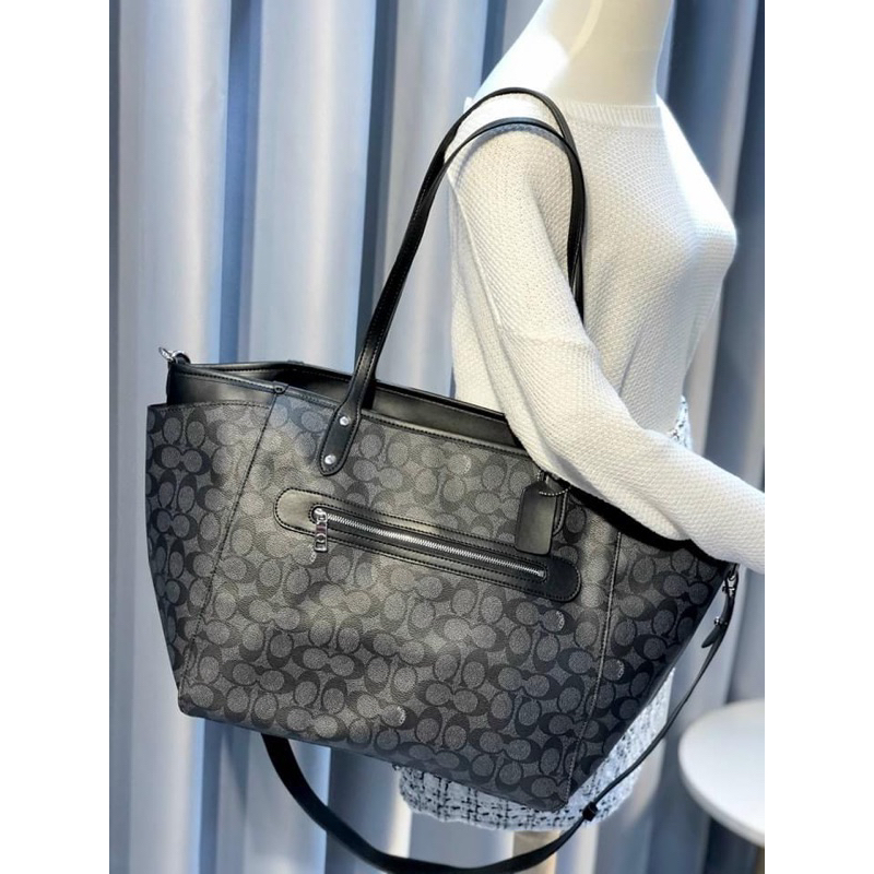 ‼️Rẻ nhất Shopee‼️Túi Coach tote zip
