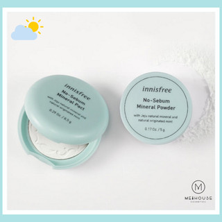 Phấn phủ bột dạng nén khoáng kiềm dầu innisfree no sebum mineral powder