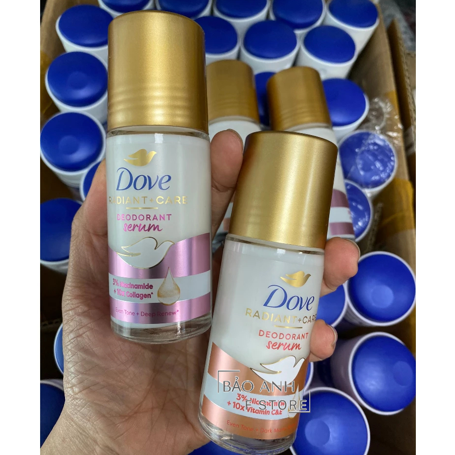 Lăn khử mùi DOVE  Radiant+Care Deodorant Serum lăn nách 45ml