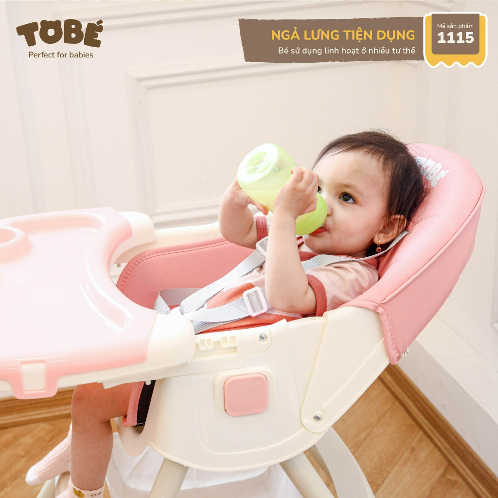 Ghế Ăn Dặm Ricard Pro Tobé Bản Ngả Cao Cấp Gập Gọn Cho Bé Từ 6 Tháng Lunakidsbaby