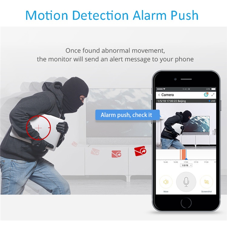 XIAOMI SMART NET IP CCTV 1080P CCTV WiFiCamera Smart Home Security Camera IP CCTV CCTV 360 PTZ Baby / Pet / Nann