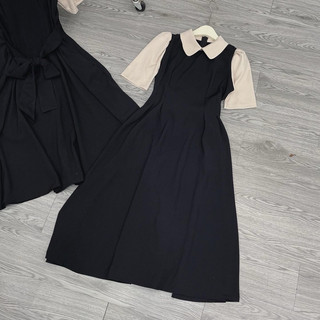 BIGSIZE VÁY PHỐI CỔ BUỘC EO - 19569