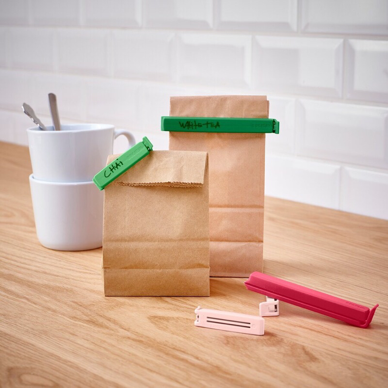 Combo 26 kẹp miệng túi BEVARA IKEA CHÍNH HÃNG