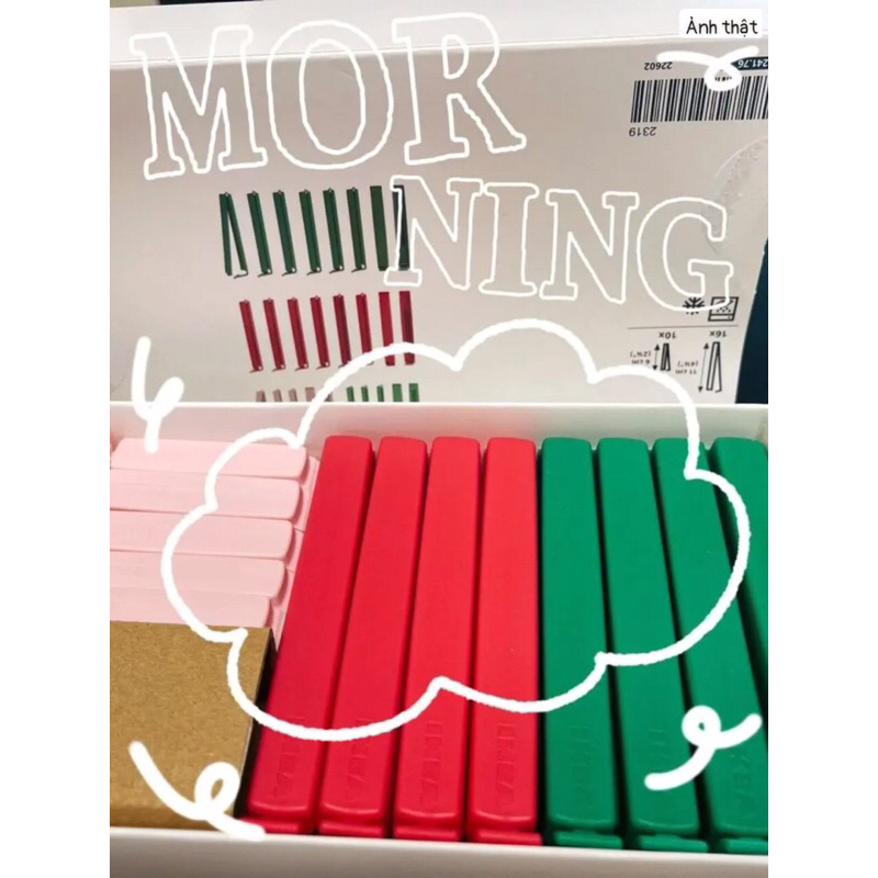 Combo 26 kẹp miệng túi BEVARA IKEA CHÍNH HÃNG