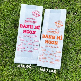 100 Túi Giấy Kraft Dựng Bánh Mì Ngon