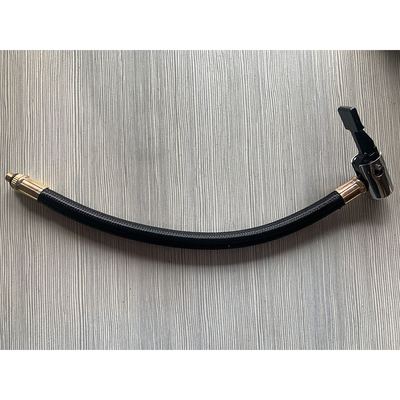 Ống bơm hơi lốp ô tô, xe đạp, xe máy, Vòi bơm dài 16cm chịu nhiệt, áp suất cao, đầu ren 6mm
