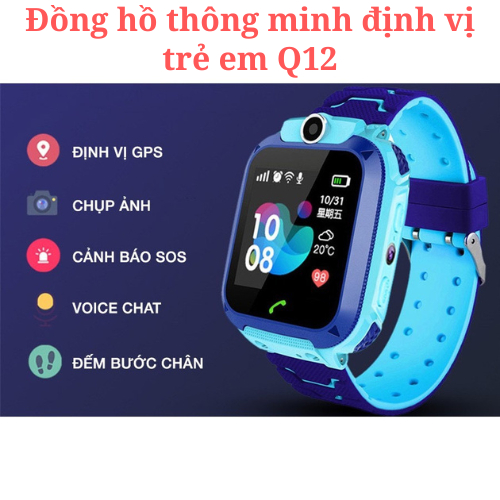 Đồng Hồ Thông Minh Q12 Có Định Vị GPS Và Khe Sim Chống Thấm Nước Cho Trẻ Em | BigBuy360 - bigbuy360.vn